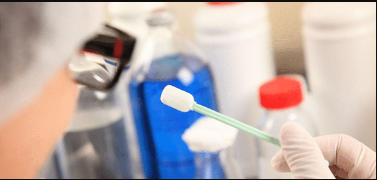 SOP on handling of rinse and swab sample